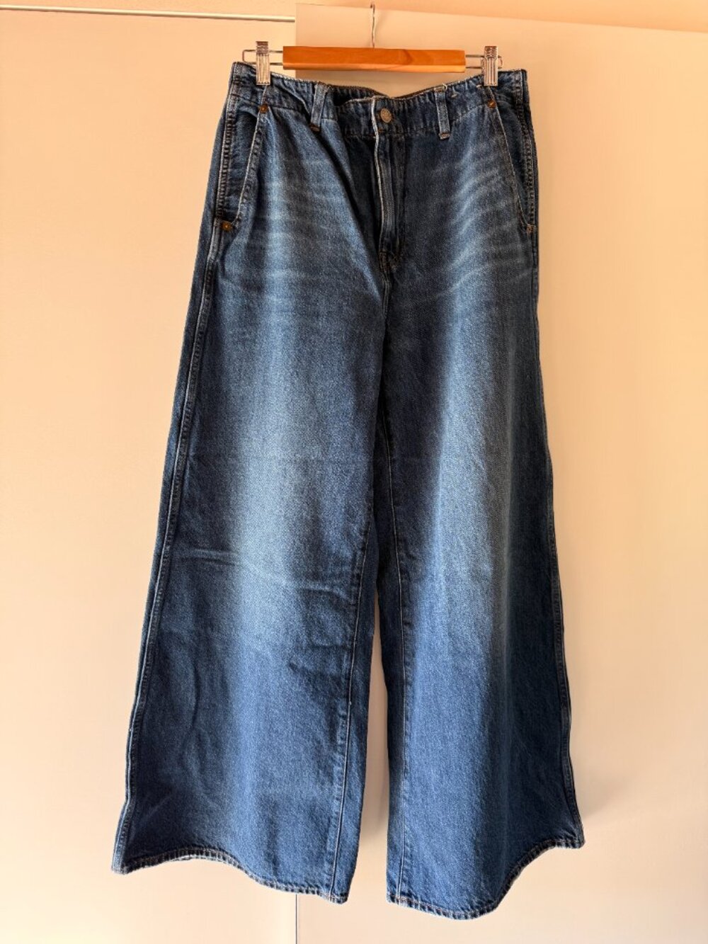 Madewell Wide Sweep Denim Jeans Size 29 - Picture 3 of 10